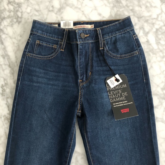 NWT Levi’s 721 High Rise Skinny Jeans - Picture 1 of 4